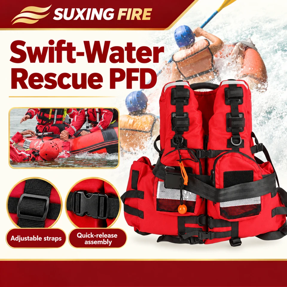 Swift-Water Rescue PFD Equipment Collection